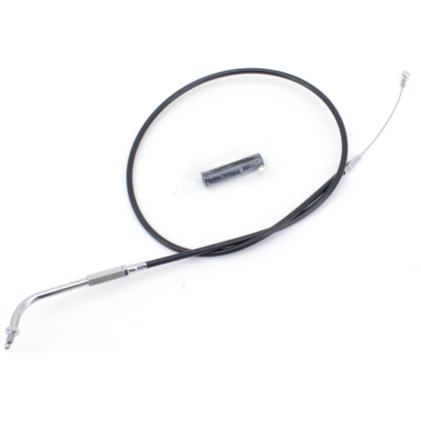 T03 - THROTTLE & IDLE CABLE 1990-1995 BIG TWIN GZP Black BT90 LN=36" 110dgr idle