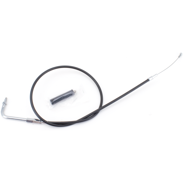 T03 - THROTTLE & IDLE CABLE 1990-1995 BIG TWIN GZP Black BT90 LN=33" 90dgr idle