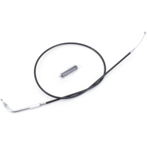 T03 - THROTTLE & IDLE CABLE 1990-1995 BIG TWIN GZP Black BT90 LN=44" 110dgr throttle
