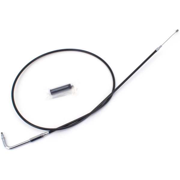 T05 - THROTTLE & IDLE CABLE 1996-2001 FUEL INJECTED TOURING GZP Black FLH96 LN=45" 90dgr idle