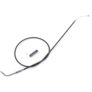 T05 - THROTTLE & IDLE CABLE 1996-2001 FUEL INJECTED TOURING GZP Black FLH96 LN=47" 110deg throttle