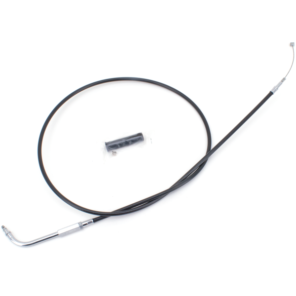 T05 - THROTTLE & IDLE CABLE 1996-2001 FUEL INJECTED TOURING GZP Black FLH96 LN=48" 110deg idle