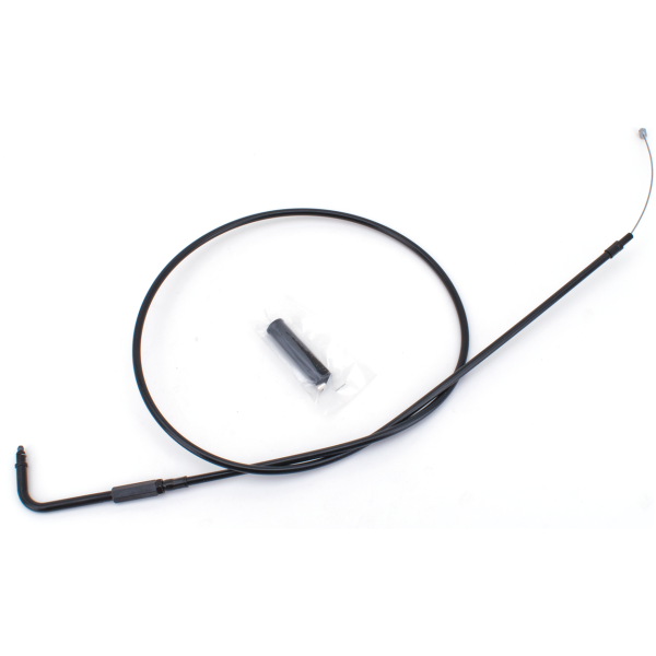 T05 - THROTTLE & IDLE CABLE 1996-2001 FUEL INJECTED TOURING GZP AllBlack FLH96 LN=45" 90dgr throttle