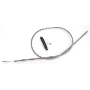 Clear coated clutch cable L=62"  - 06-17 DYNA, 07-14 SOFTAIL , 2007 Touring