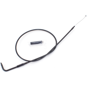 T04 - THROTTLE & IDLE CABLE 1996-2015 SOFTAIL, 1996-2017 DYNA, 1996-2001 CARBURETOR EQUIPPED TOURING & 2007 TO PRESENT SPORTSTER GZP Stealth BT96 LN=39" 90dgr throttle