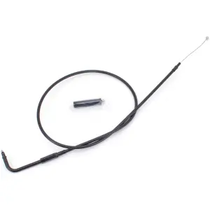 T04 - THROTTLE & IDLE CABLE 1996-2015 SOFTAIL, 1996-2017 DYNA, 1996-2001 CARBURETOR EQUIPPED TOURING & 2007 TO PRESENT SPORTSTER GZP Stealth BT96 LN=39" 90dgr throttle