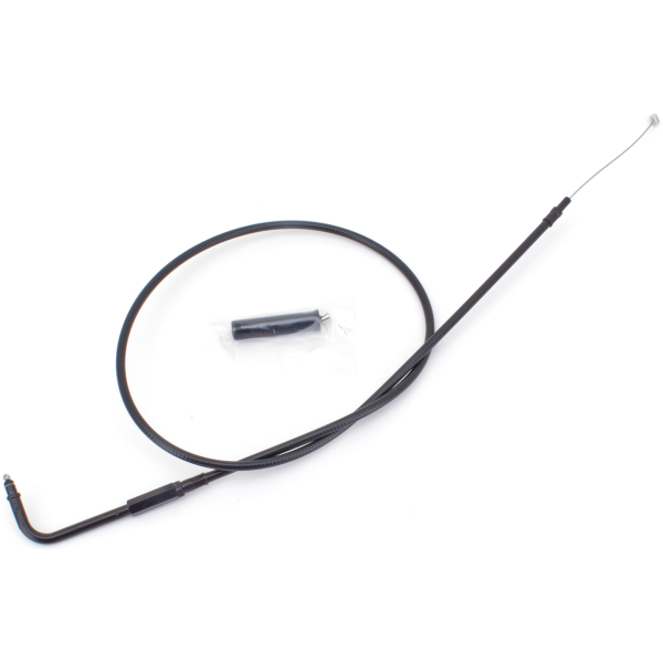 T04 - THROTTLE & IDLE CABLE 1996-2015 SOFTAIL, 1996-2017 DYNA, 1996-2001 CARBURETOR EQUIPPED TOURING & 2007 TO PRESENT SPORTSTER GZP Stealth BT96 LN=39" 90dgr throttle
