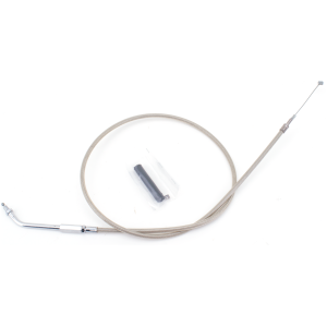 T02 - THROTTLE & IDLE CABLE 1981-1989 BIG TWIN & 1981-1985 SPORTSTER GZP ClearCoat BT81 LN=43" 135dgr idle