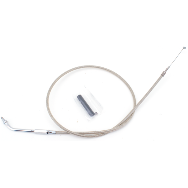 T02 - THROTTLE & IDLE CABLE 1981-1989 BIG TWIN & 1981-1985 SPORTSTER GZP ClearCoat BT81 LN=43" 135dgr idle