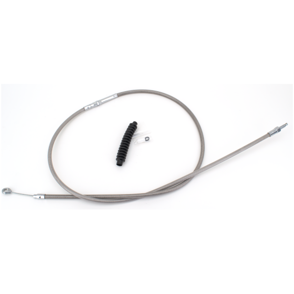 87-06 TOURING, Softail & 91-05 DYNA  Coated clutch cable std Braided  67" (170cm)