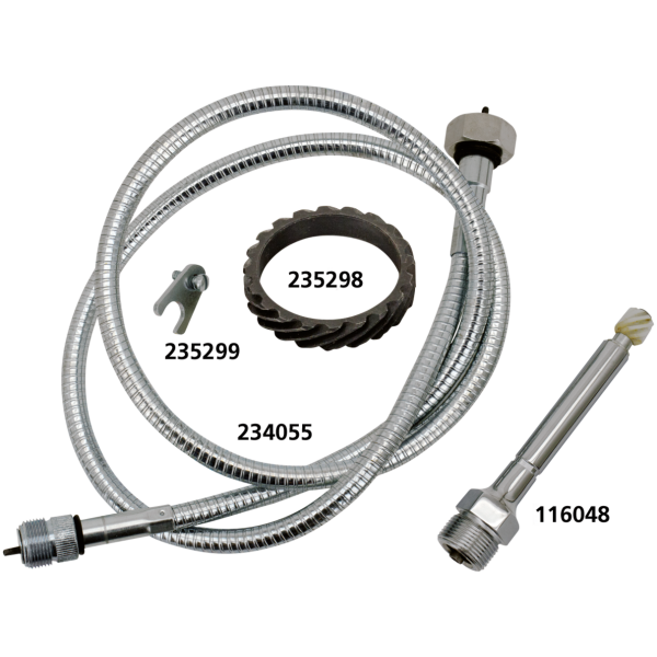 SPEEDOMETER DRIVE & CABLES FOR 45CI MODELS GZP Speedo drive gear 45CI37-52