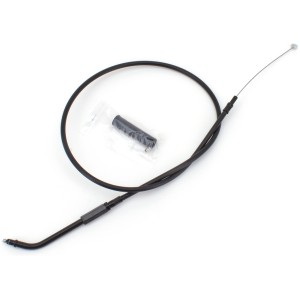 T04 - THROTTLE & IDLE CABLE 1996-2015 SOFTAIL, 1996-2017 DYNA, 1996-2001 CARBURETOR EQUIPPED TOURING & 2007 TO PRESENT SPORTSTER GZP Stealth BT96 LN=34" 135dgr throttle