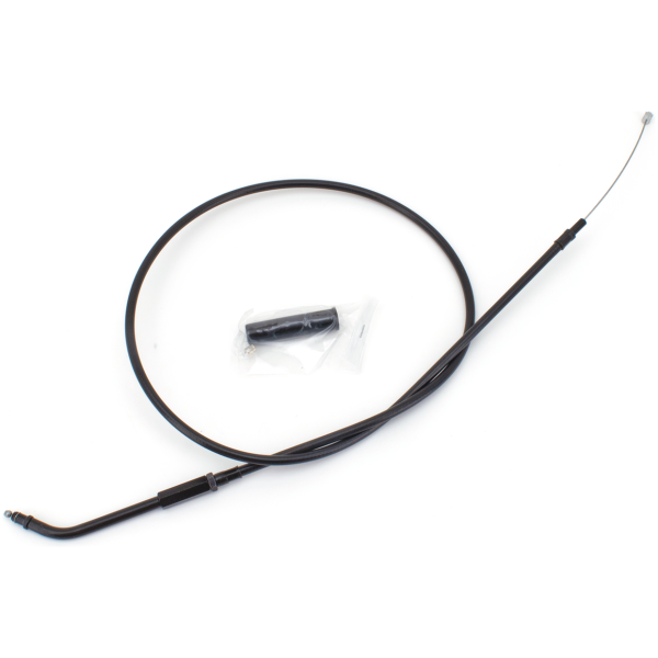 T04 - THROTTLE & IDLE CABLE 1996-2015 SOFTAIL, 1996-2017 DYNA, 1996-2001 CARBURETOR EQUIPPED TOURING & 2007 TO PRESENT SPORTSTER GZP Stealth BT96 LN=40" 135dgr throttle