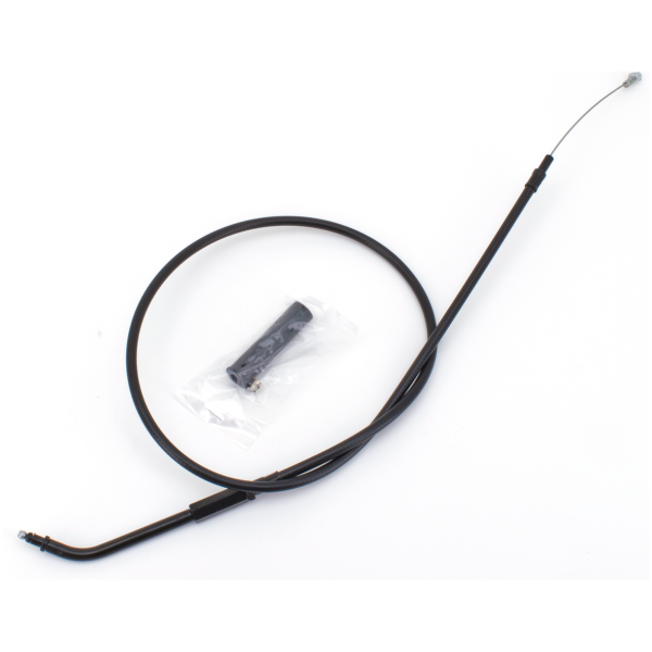 T04 - THROTTLE & IDLE CABLE 1996-2015 SOFTAIL, 1996-2017 DYNA, 1996-2001 CARBURETOR EQUIPPED TOURING & 2007 TO PRESENT SPORTSTER GZP Stealth BT96 LN=34" 135dgr idle