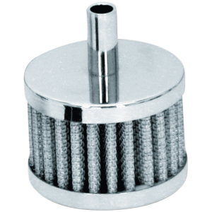 CHROME BREATHER FILTERS GZP Chr crankcase breather fits 3/8" hos