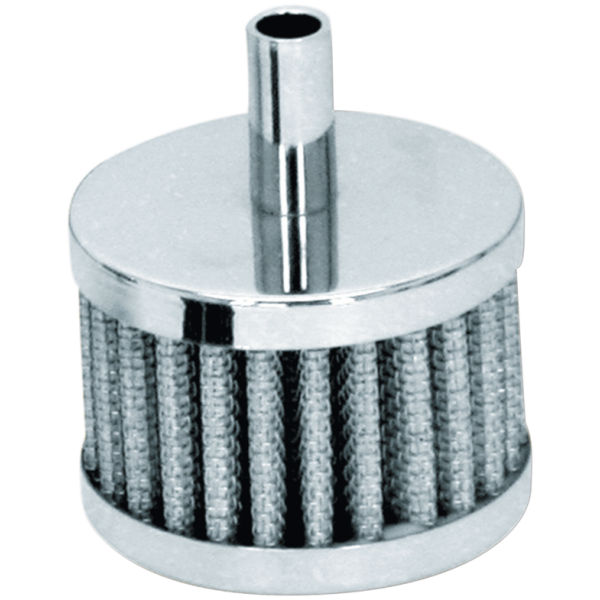 CHROME BREATHER FILTERS GZP Chr crankcase breather fits 3/8" hos