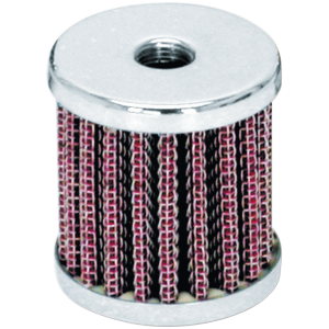CHROME BREATHER FILTERS GZP Chr crankcase breather w 1/8" NPT th