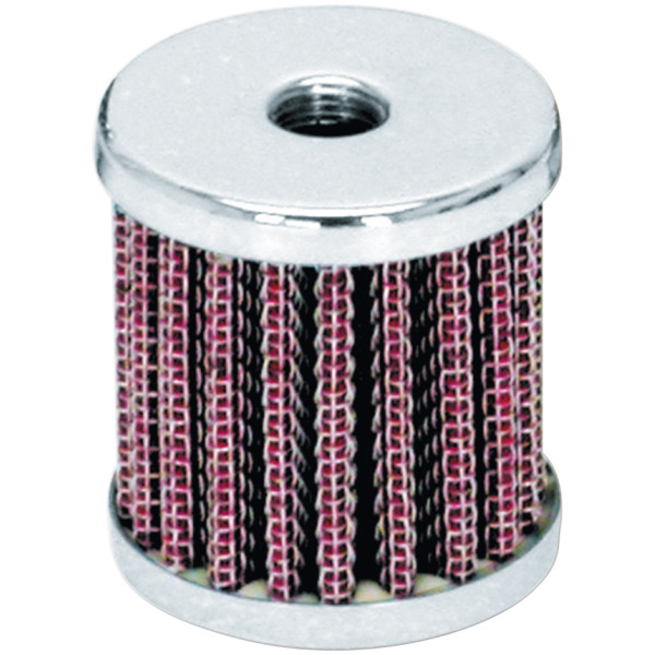 CHROME BREATHER FILTERS GZP Chr crankcase breather w 1/8" NPT th