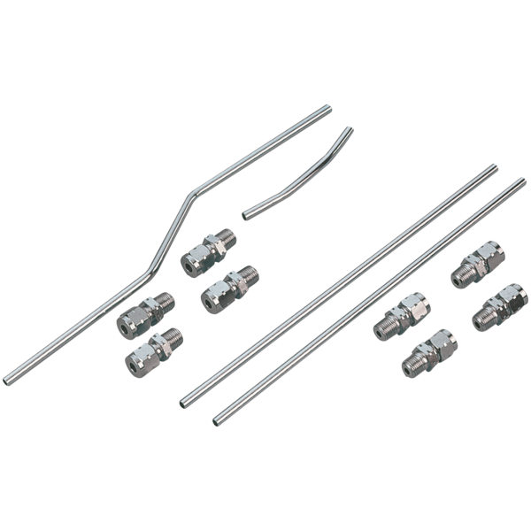 CHROME ROCKER OIL LINES GZP Rocker oil line kit BT66-84