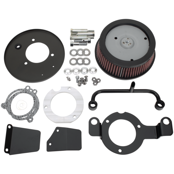 HP SERIES AIR CLEANER FOR MILWAUKEE EIGHT GZP Black ME17-UP round HP A/C w/breathr