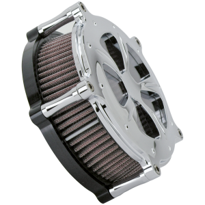 PANORAMA DEEP-THROAT AIR CLEANERS GZP Chrome Panorama Aircleaner w/clear w