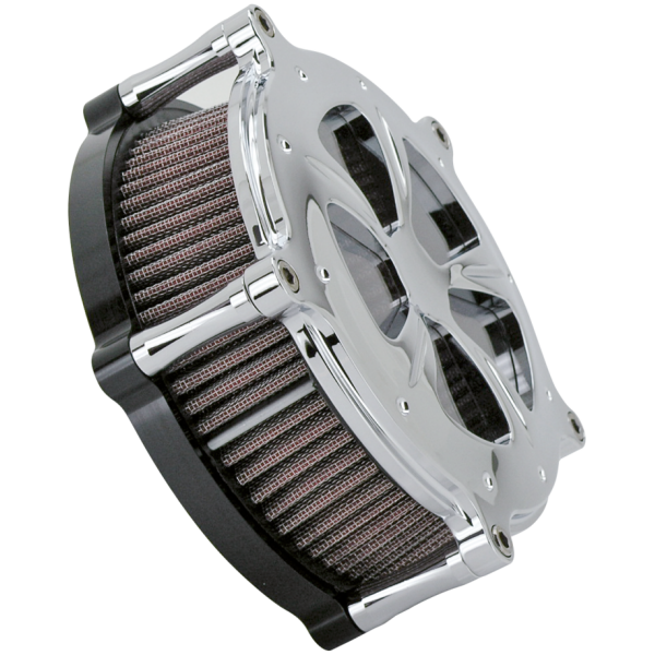PANORAMA DEEP-THROAT AIR CLEANERS GZP Chrome Panorama Aircleaner w/clear w