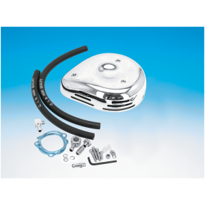 SLOTTED AIR CLEANER KIT GZP Chrome air cleaner slotted CV, Delph