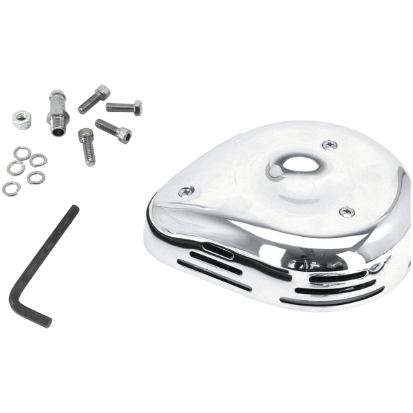 SLOTTED AIR CLEANER KIT GZP Chrome aircleaner slotted pre-CV car