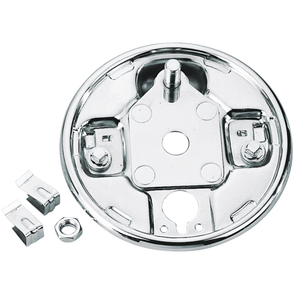 CHROME REAR BRAKE BACKING PLATES GZP Rear brake backing plate Chr. 1963-1