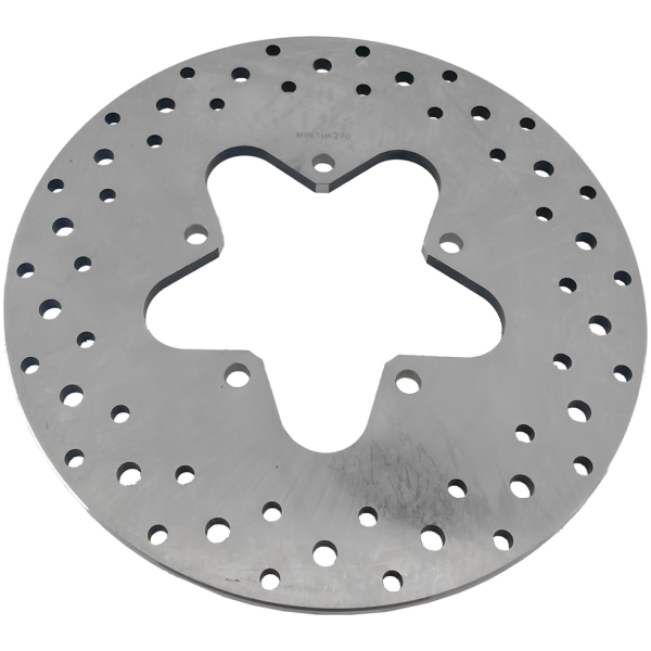 POLISHED AND DRILLED STAINLESS STEEL DISC BRAKE ROTORS GZP Rear Inox brake rotor FLH/T86-99