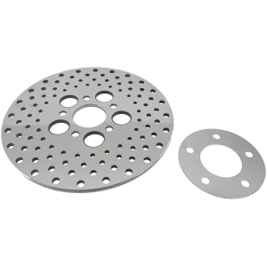 POLISHED AND DRILLED STAINLESS STEEL DISC BRAKE ROTORS GZP Drilled st.st.rotor 10" polish