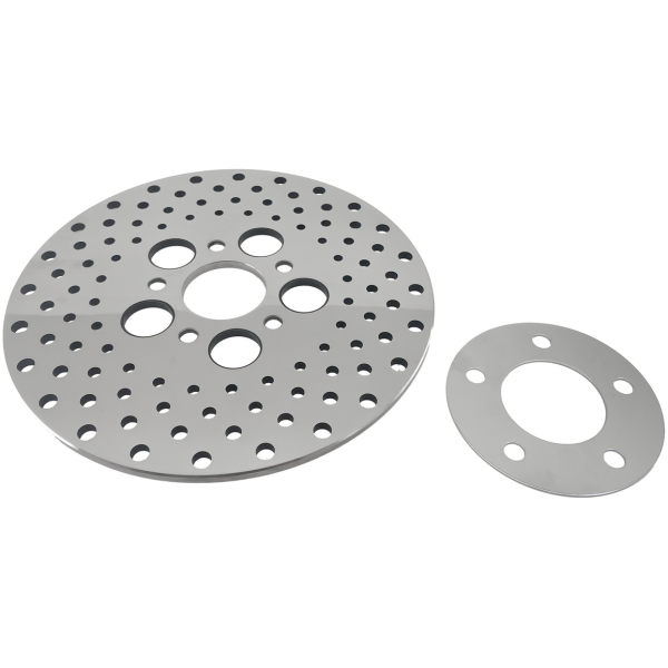 POLISHED AND DRILLED STAINLESS STEEL DISC BRAKE ROTORS GZP Drilled st.st.rotor 10" polish