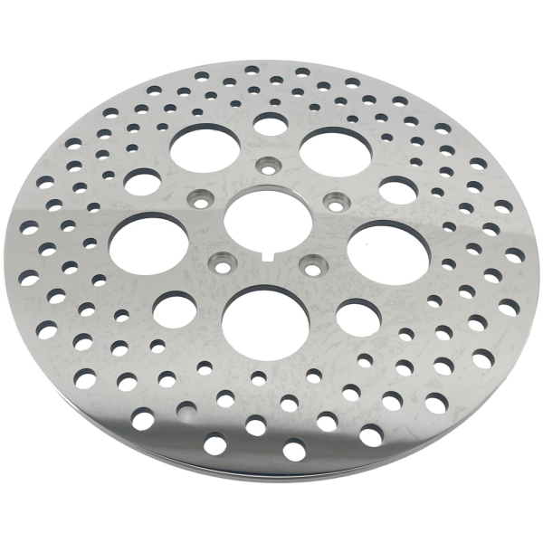 POLISHED AND DRILLED STAINLESS STEEL DISC BRAKE ROTORS GZP Drilled St.st. Rotor 11.5" polished