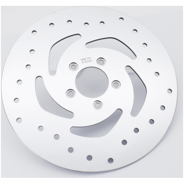 STOCK STYLE STAINLESS STEEL DISC BRAKE ROTORS GZP S/S polish 11.8" front disc XL14-UP