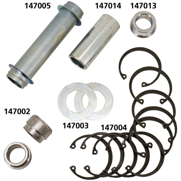 HUB REPLACEMENT PARTS Hub outr bearing spacer pair #41196-