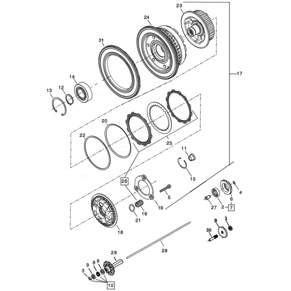2013 TO PRESENT "ASSIST AND SLIP" CLUTCH
