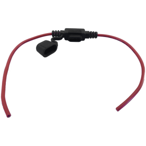 IN LINE FUSE HOLDER GZP Inline fuseholder with 6" red wires