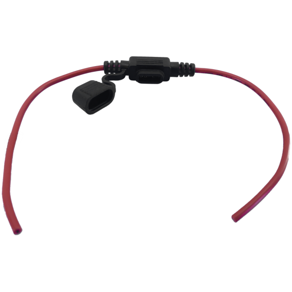 IN LINE FUSE HOLDER GZP Inline fuseholder with 6" red wires