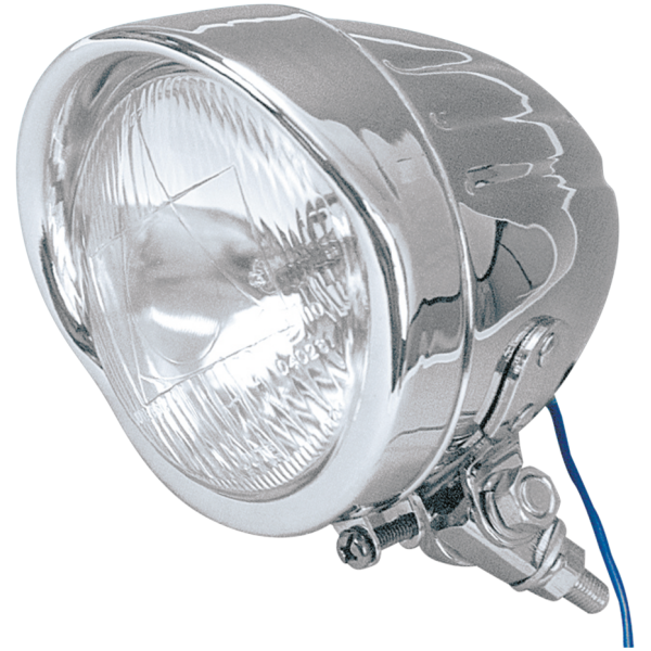 CHROME LONG BODY BOTTOM MOUNT 4 1/2" SPOTLIGHT GZP Chrome 4.5" Long Body Spotlight