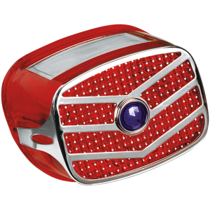 TAILLIGHT LENS GZP Taillight lens+grill blue dot 73u