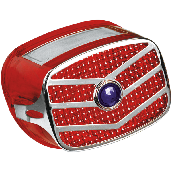 TAILLIGHT LENS GZP Taillight lens+grill blue dot 73u