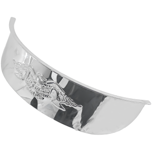 EMBOSSED EAGLE VISORS GZP Visor 5.75" with live to ride eagle
