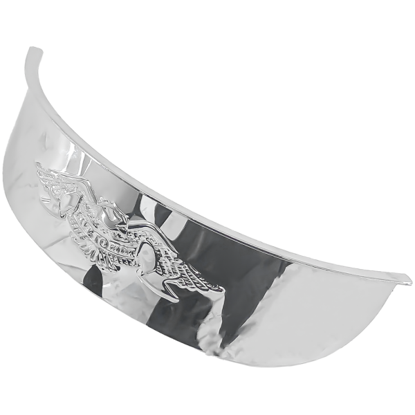 EMBOSSED EAGLE VISORS GZP Visor 5.75" with live to ride eagle