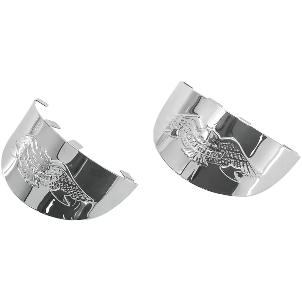 EMBOSSED EAGLE VISORS GZP Turn signal visors late LivetoRide