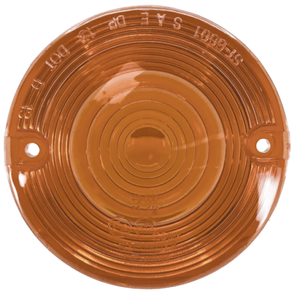 FLH STYLE TURN SIGNALS (1) GZP Replacement amber lens turnsignal