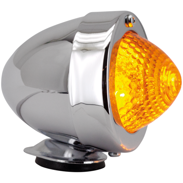 BULLET MARKER LIGHTS WITH EU-APPROVED HONEYCOMB LENSES GZP Bullet light with EU short stud ambe