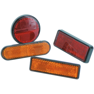 E-APPROVED ADHESIVE REFLECTORS GZP Round amber reflector E-approved