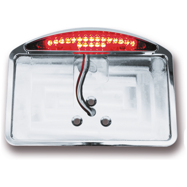 SIDE MOUNT & FENDER MOUNT LICENSE PLATE BRACKETS WITH LED TAILLIGHTS GZP License plate bracket LED Light