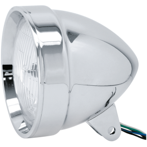 EU APPROVED 7" CHROME BILLET ALUMINUM HEADLIGHTS