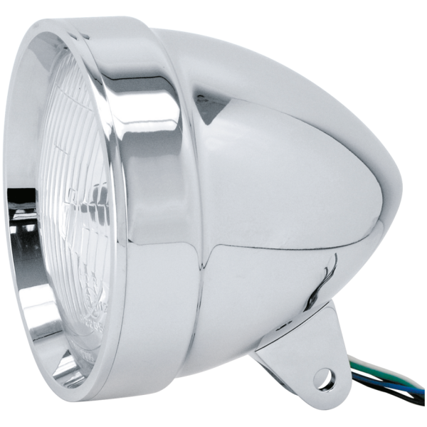 EU APPROVED 7" CHROME BILLET ALUMINUM HEADLIGHTS GZP Chrome aluminum 7" headlight EU appr